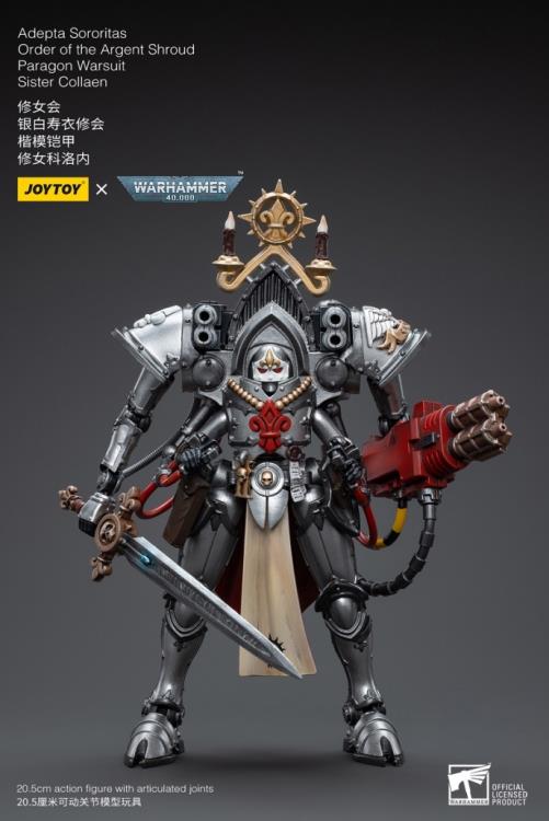 Joytoy - Warhammer 40k - Adepta Sororitas - Order of the Argent Shroud Paragon - Warsuit Sister Collaen - Collectables > Action Figures > toys -  Joy Toy