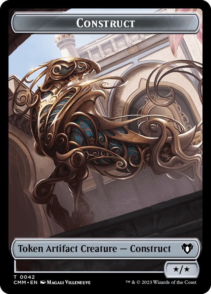Elemental (0026) // Construct (0042) Double-Sided Token (Back)