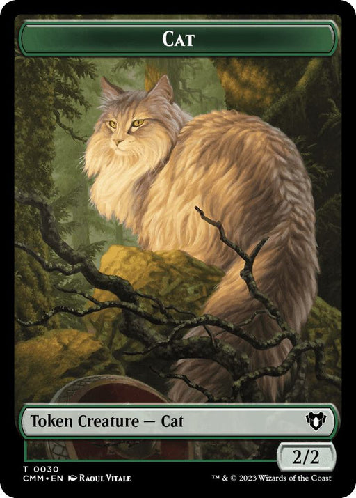 Zombie (0019) // Cat (0030) Double-Sided Token (Back)