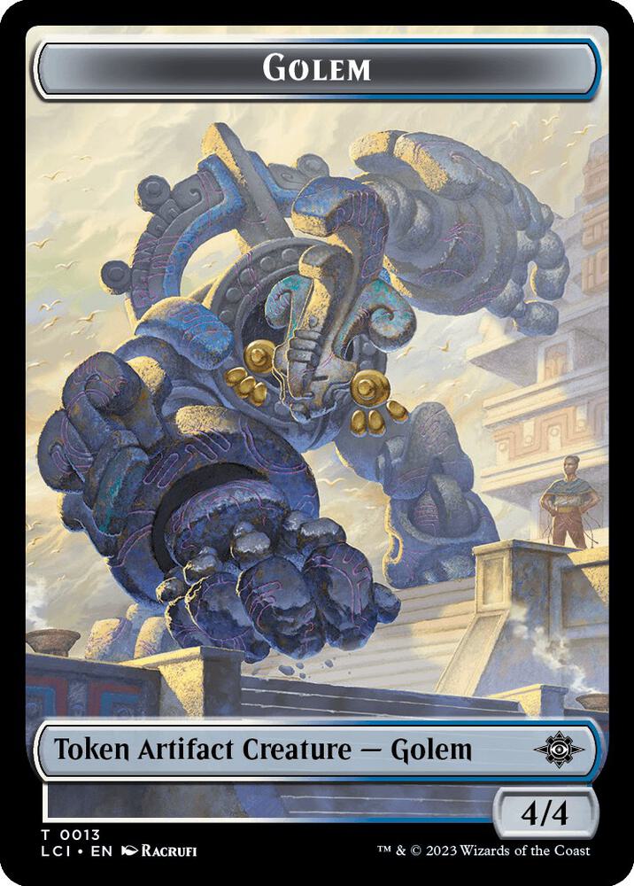 Treasure (0002) // Golem Double-Sided Token (Back)