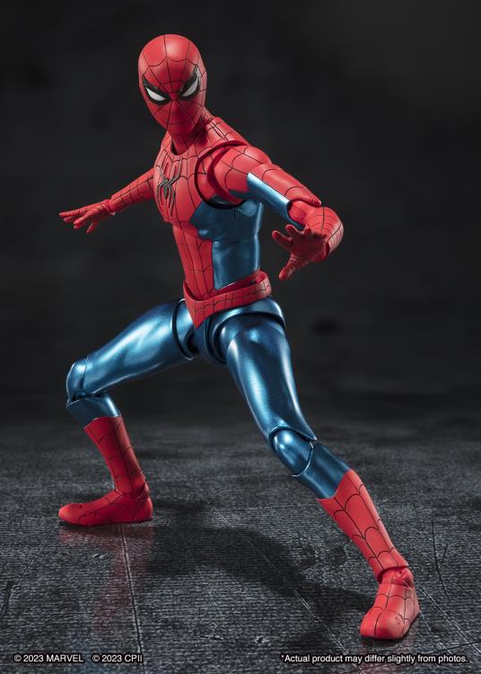Bandai - Spider-Man: No Way Home S.H.Figuarts Spider-Man - New Red & Blue Suit (preorder) - Collectables > Action Figures > toys -  Bandai
