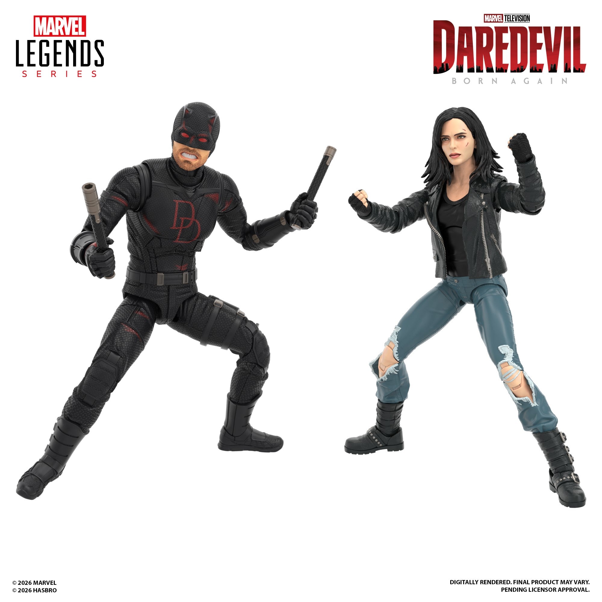 Marvel Legends Series Daredevil: Born Again Daredevil & Jessica