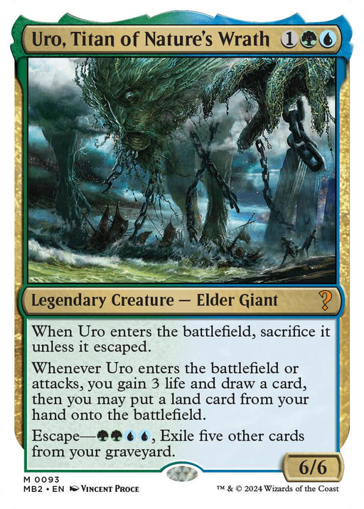 Uro, Titan of Nature's Wrath (White Border)
