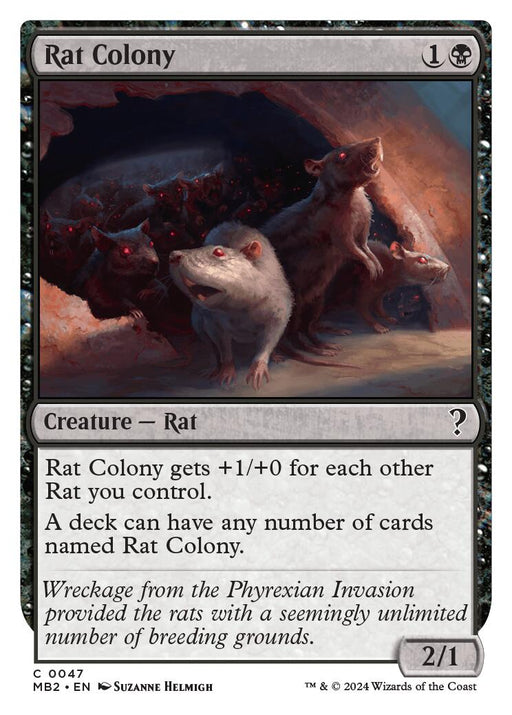 Rat Colony (White Border)