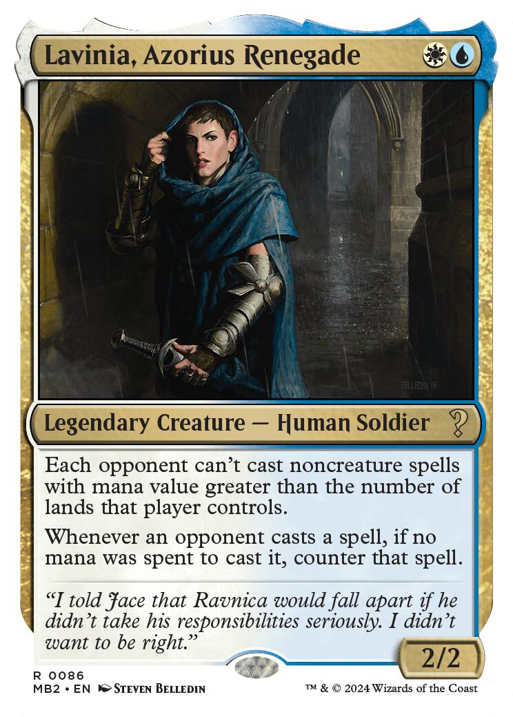 Lavinia, Azorius Renegade (White Border)