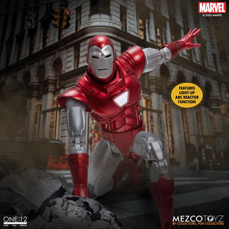 One:12 Collective Iron Man - Silver Centurion (preorder) - Collectables > Action Figures > toys -  MEZCO TOYS