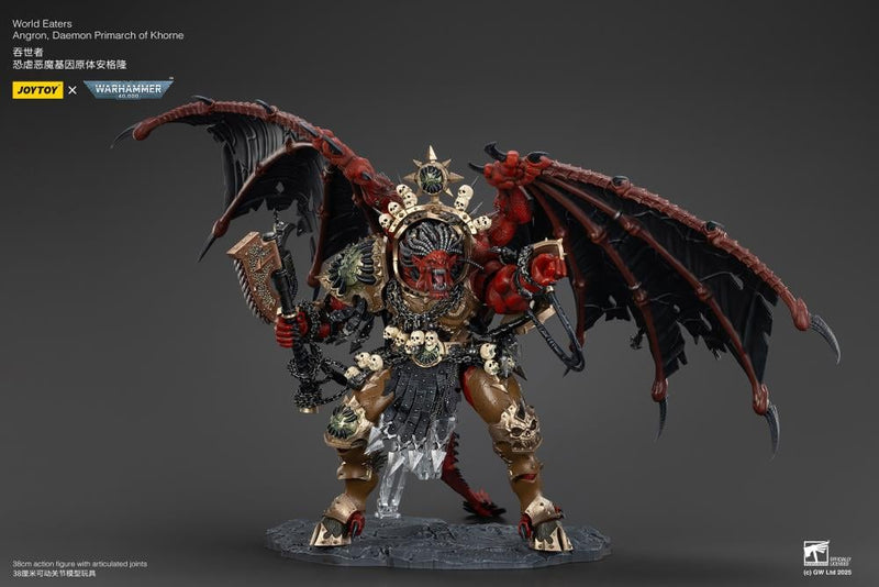 Joy Toy - Warhammer 40K - World Eaters - Angron, Daemon Primarch of Khorne 1/18 Scale Action Figure (preorder Q4 2025) - Collectables > Action Figures > toys -  Joy Toy