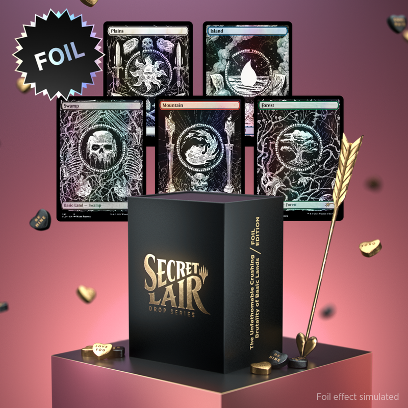 Secret Lair Drop Series - The Unfathomable Crushing Brutality Of Basic Land (Foil Edition) - Card Games > Collectables > TCG > CCG -  wizards of the coast