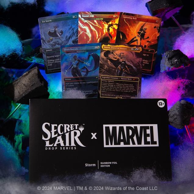 Secret Lair Drop Series - Secret Lair x Marvel's Storm - Foil Edition - Card Games > Collectables > TCG > CCG -  wizards of the coast