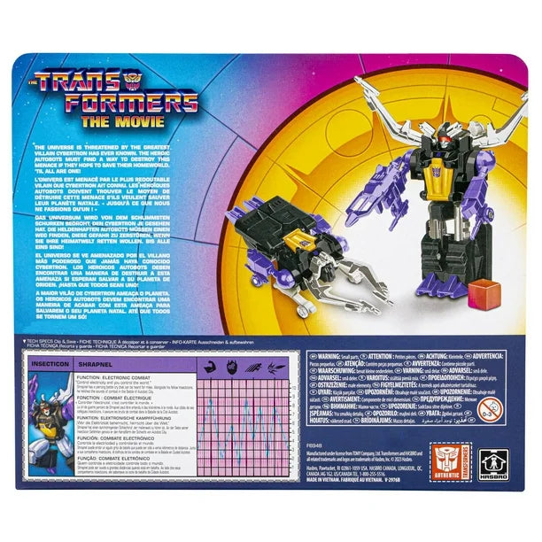 Transformers Vintage G1 Reissue Shrapnel (Movie) - Action & Toy Figures -  Hasbro