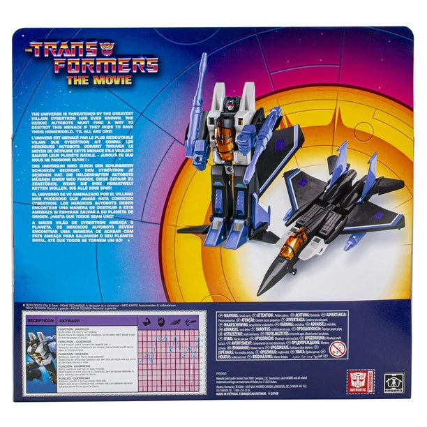 Transformers Toys Retro The Transformers: The Movie G1 Skywarp - Collectables > Action Figures > toys -  Hasbro