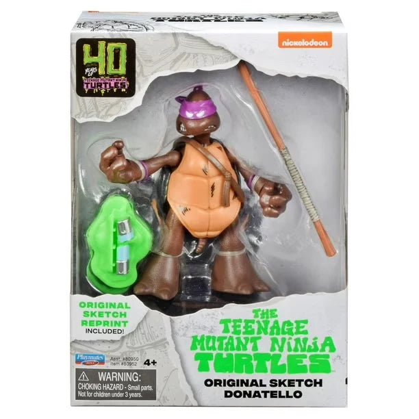 TMNT: 40th Anniversary - Original Sketch Turtle Figure - Donatello ...