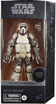 Star Wars 6" Black Series Scout Trooper (Carbonized) - Action figure -  Hasbro