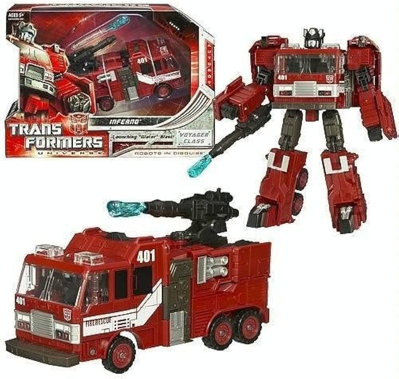Transformers Universe Voyager Class 25Th Anniversary Inferno - Collectables > Action Figures > toys -  Hasbro