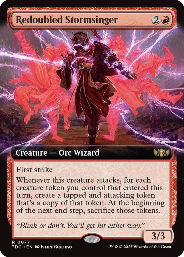 Redoubled Stormsinger (Extended Art)