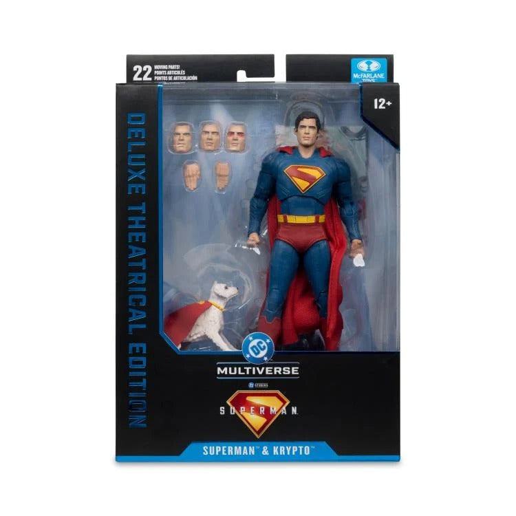 DC Multiverse Deluxe Theatrical Edition - Superman (2025) - Superman & Krypto - Collectables > Action Figures > toys -  McFarlane Toys