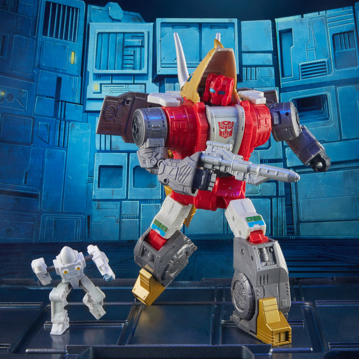 (preorder ETA Sept/Oct )Transformers Studio Series 86-07 Leader The Transformers: The Movie Dinobot Slug and Daniel Witwicky - Toy Snowman