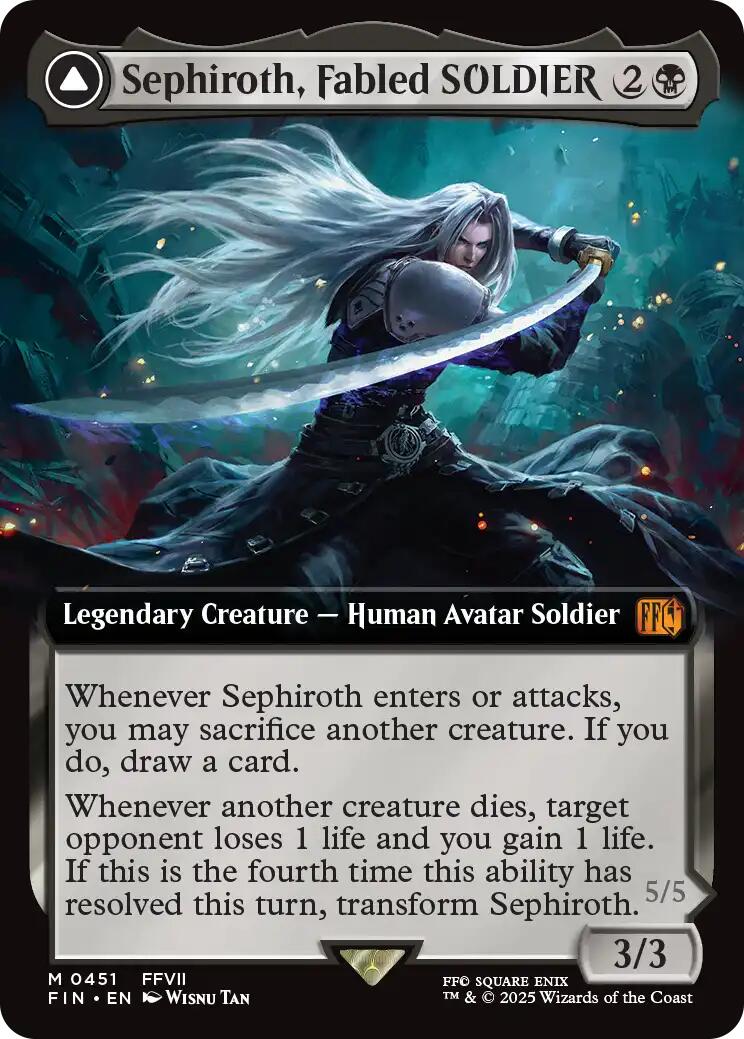 Sephiroth, Fabled SOLDIER (Extended Art)