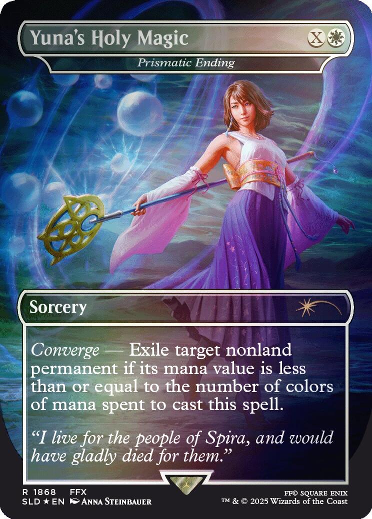 Yuna's Holy Magic - Prismatic Ending (Rainbow Foil)