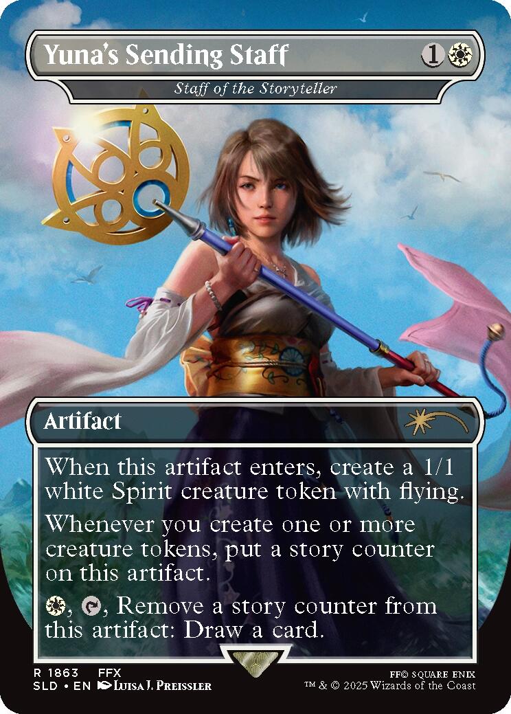 Yuna's Sending Staff - Staff of the Storyteller