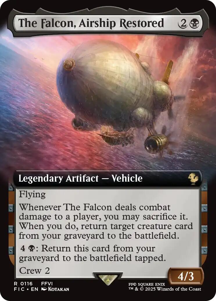 The Falcon, Airship Restored (Extended Art)