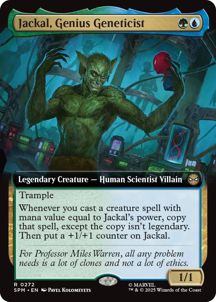 Jackal, Genius Geneticist (Extended Art)