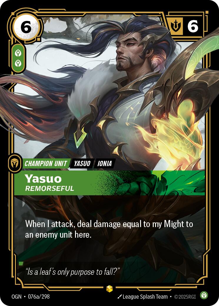 Yasuo, Remorseful (Alternate Art)