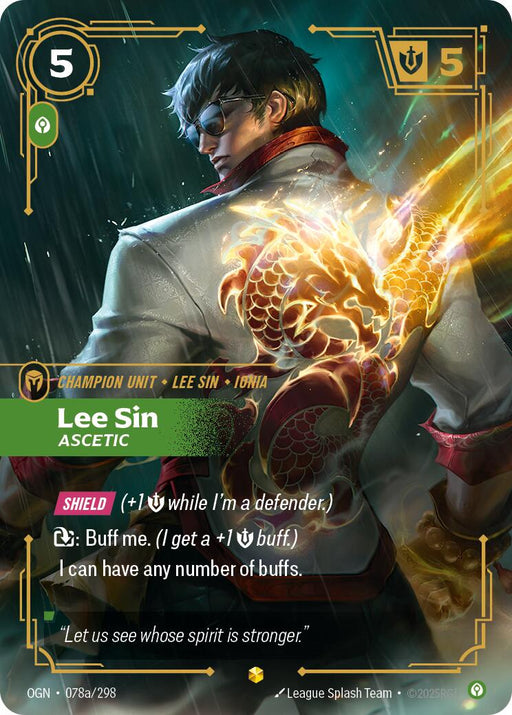 Lee Sin, Ascetic (Alternate Art)