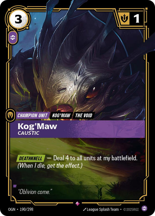 Kog'Maw, Caustic