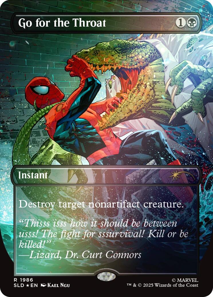Go for the Throat (Rainbow Foil)