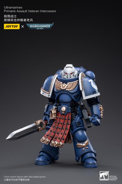 Warhammer 40K - Ultramarines - Veteran Intercessor - Collectables > Action Figures > toys -  Joy Toy