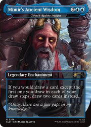 Mimir's Ancient Wisdom - Teferi's Ageless Insight (Back)