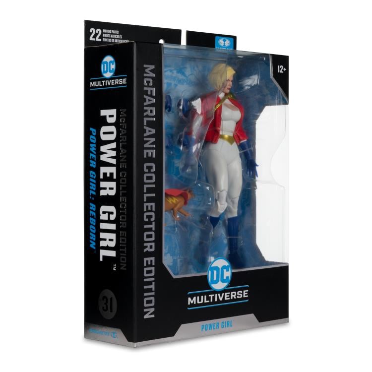 DC Multiverse Collector Edition - Power Girl: Reborn - Power Girl - Platinum / Chase - Collectables > Action Figures > toys -  McFarlane Toys