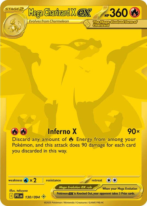 Mega Charizard X ex - 130/094