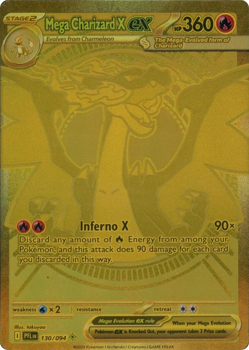 Mega Charizard X ex - 130/094
