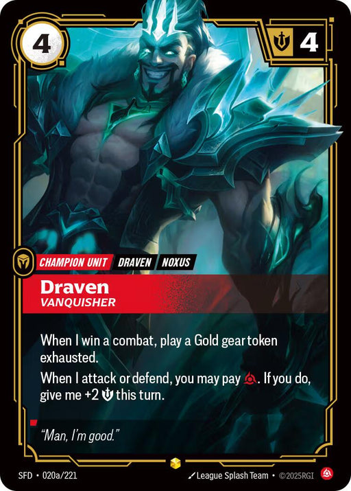 Draven - Vanquisher (Alternate Art)