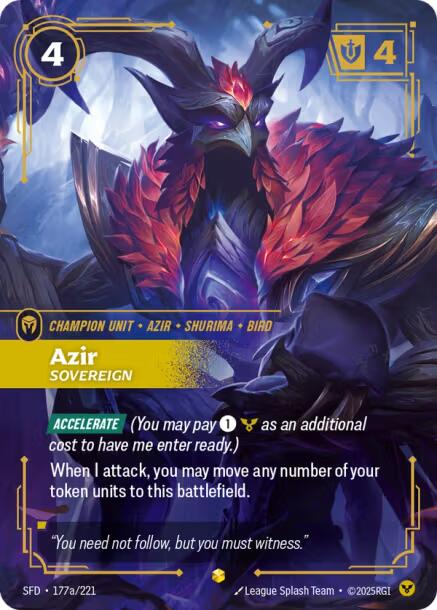 Azir - Sovereign (Alternate Art)