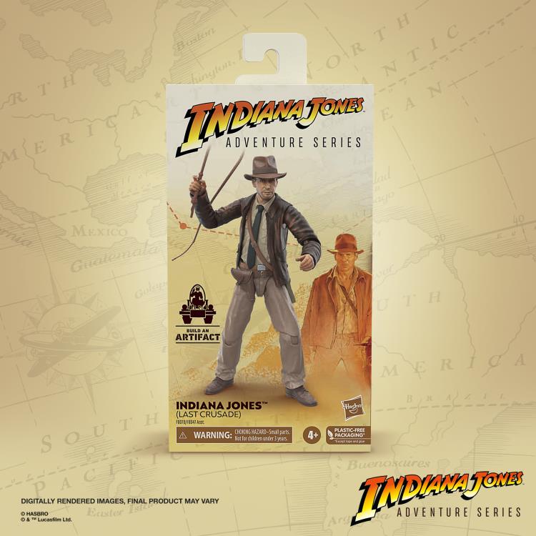 Indiana Jones Adventure Series Indiana Jones - Motorcycle Outfit - Grail Table BAA (preorder) - Collectables > Action Figures > toy -  Hasbro