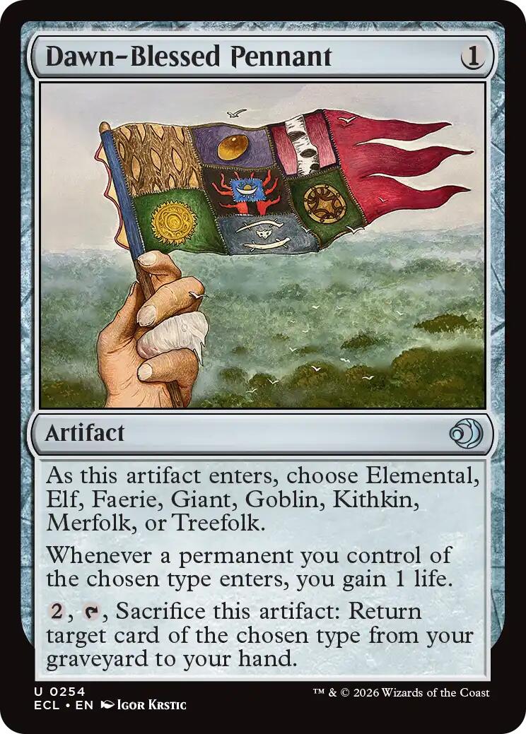 fog card mtg Dawn-Blessed Pennant [ECL
