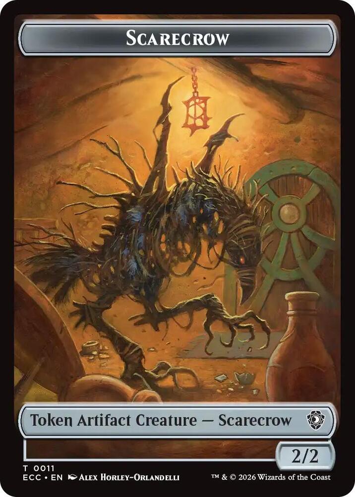 Snake // Scarecrow Double-Sided Token (Back)