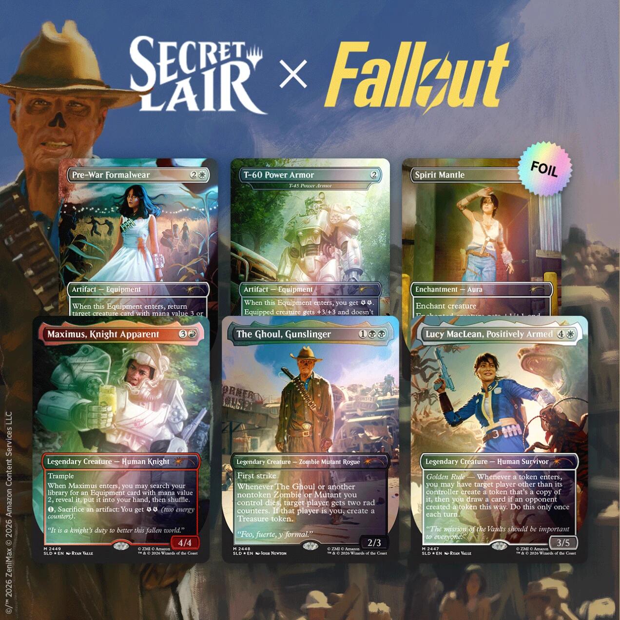 Secret Lair Drop: Secret Lair x Fallout: Beyond Vault 33