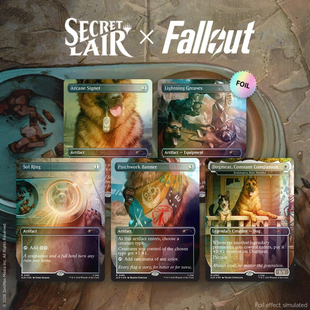 Secret Lair Drop: Secret Lair x Fallout: Greet the Dog