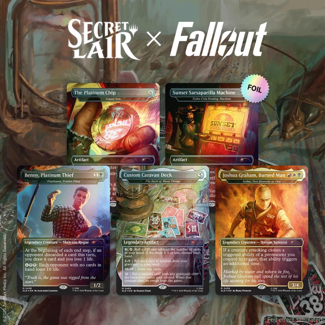 Secret Lair Drop: Secret Lair x Fallout: Welcome to New Vegas