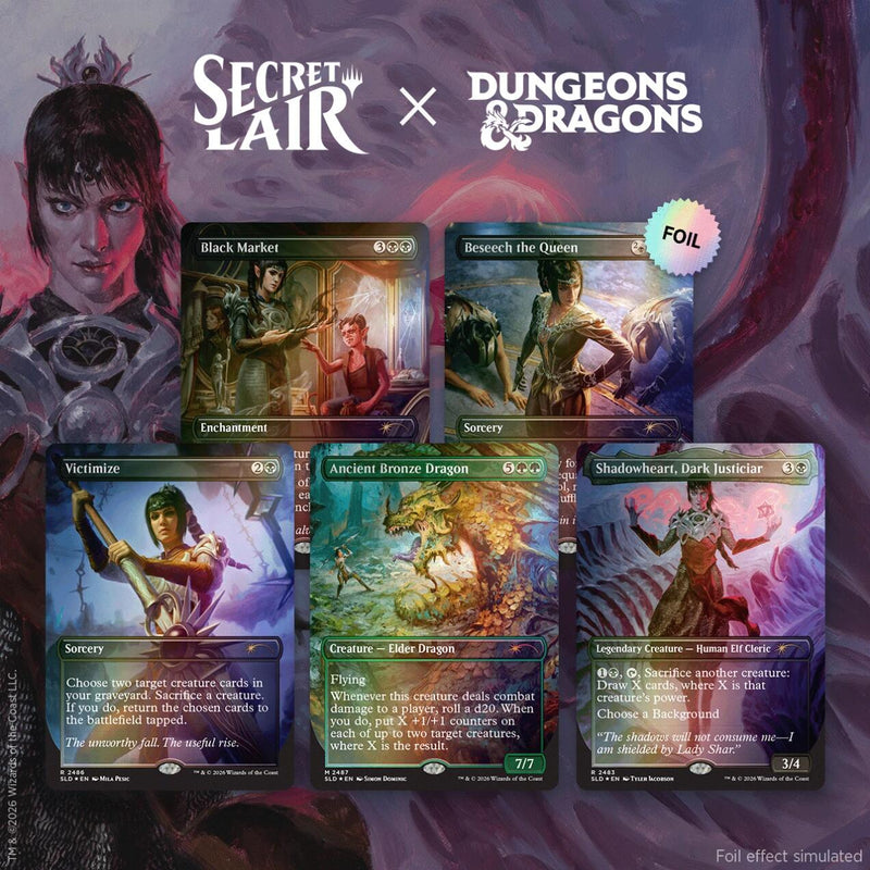 Secret Lair Drop: Secret Lair x Dungeons & Dragons: Shadowheart's Devotion - Traditional Foil Edition