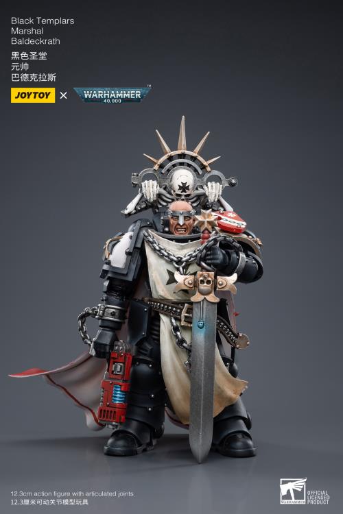 JoyToy - Warhammer 40K - Black Templars - Marshal Baldeckrath - Collectables > Action Figures > toys -  Joy Toy