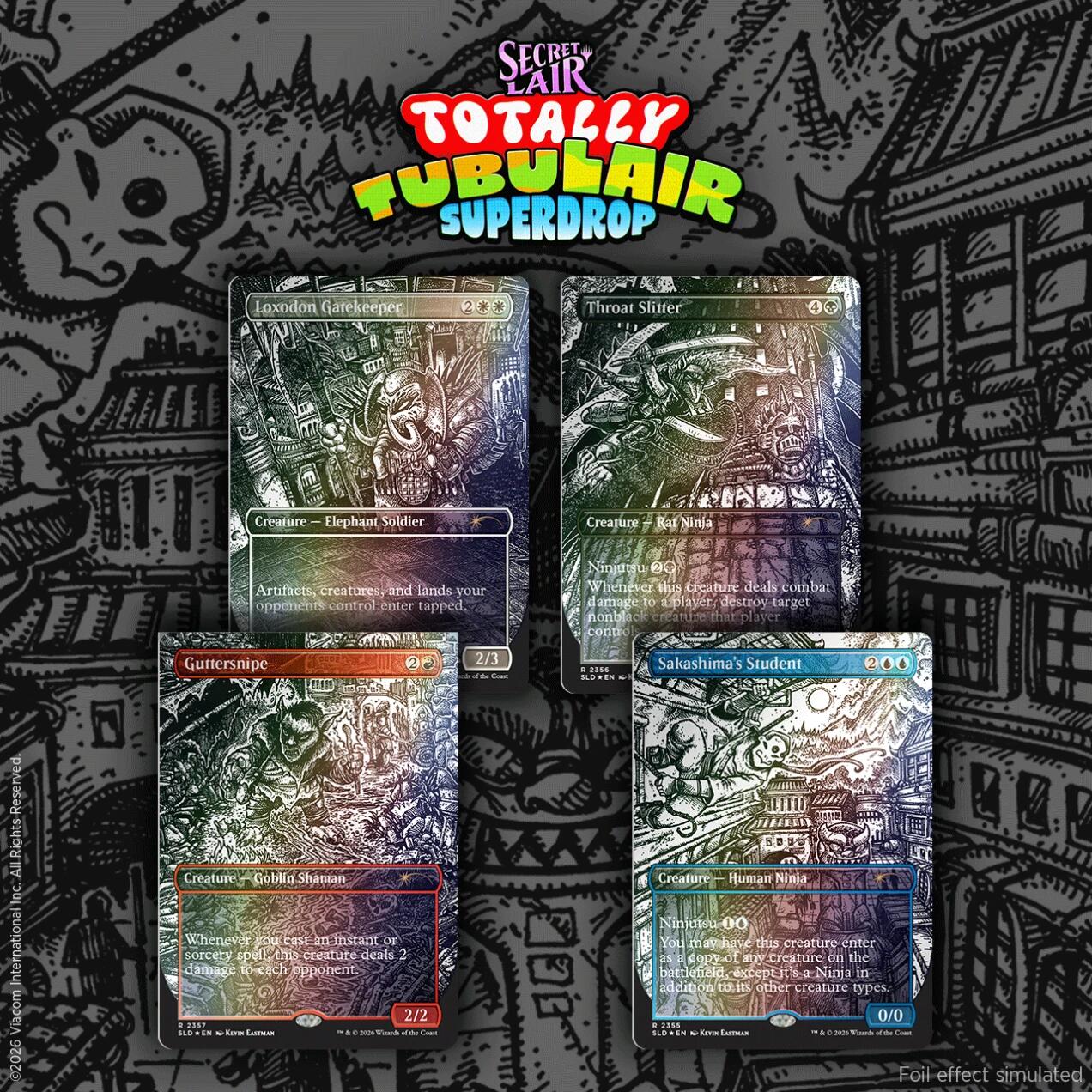 Secret Lair Drop: Featuring: Kevin Eastman (Inks) - Traditional