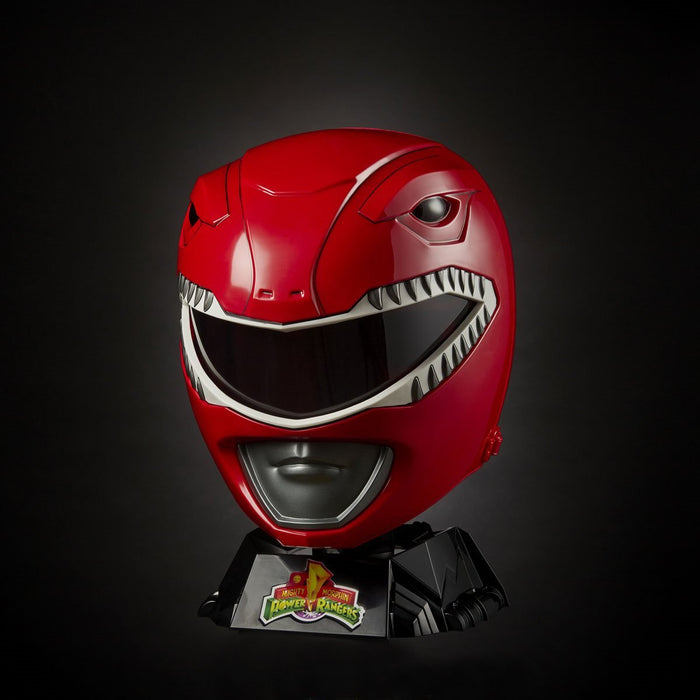 Power Rangers Lightning Collection Premium Red Ranger Helmet Prop Replica - Gear -  Hasbro