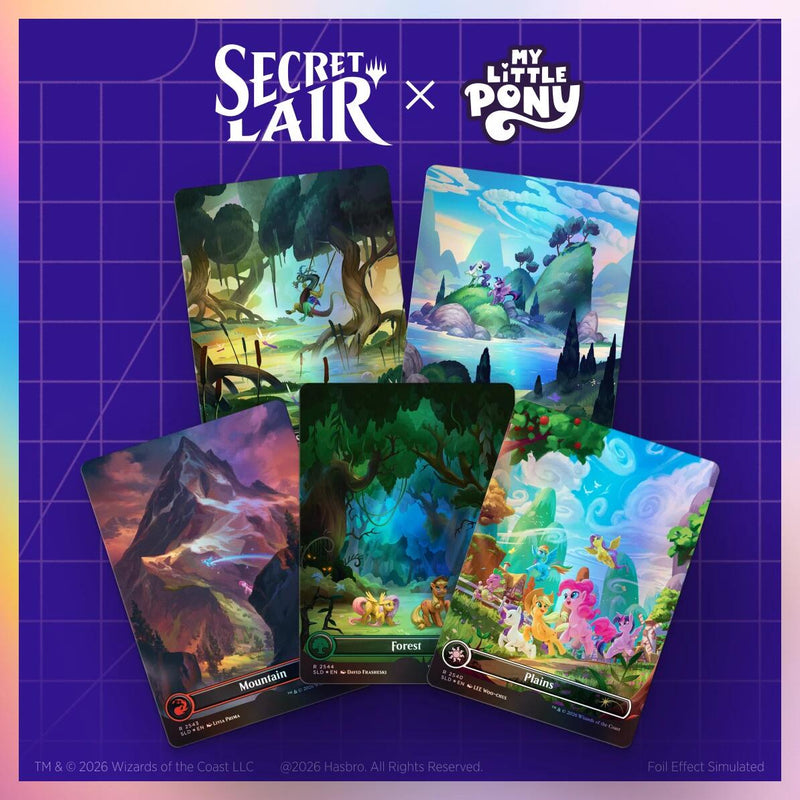 Secret Lair Drop: Secret Lair x My Little Pony: The Lands of Equestria - Traditional Foil Edition