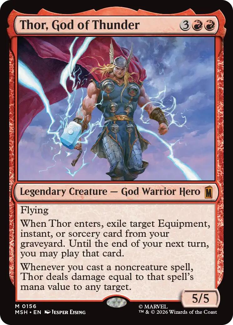 Thor, God of Thunder [MSH - 156] — Toy Snowman