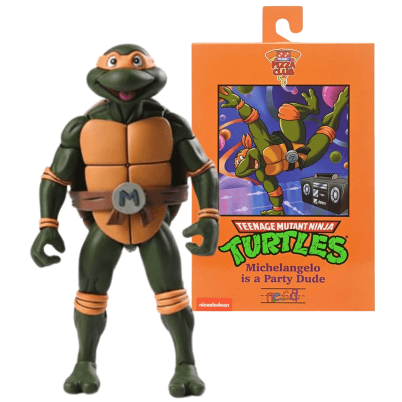 Teenage Mutant Ninja Turtles - Turtles Pizza Club - Cartoon Turtles Set of 4 - Collectables > Action Figures > toys -  Neca